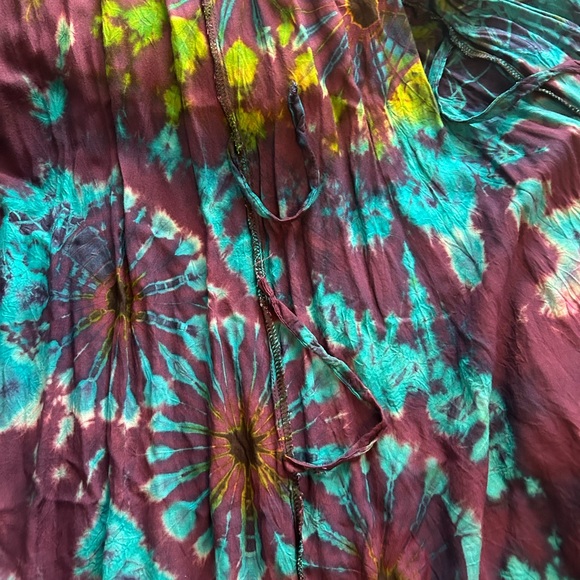 Tie Dye Maxi Skirt - Picture 4 of 4